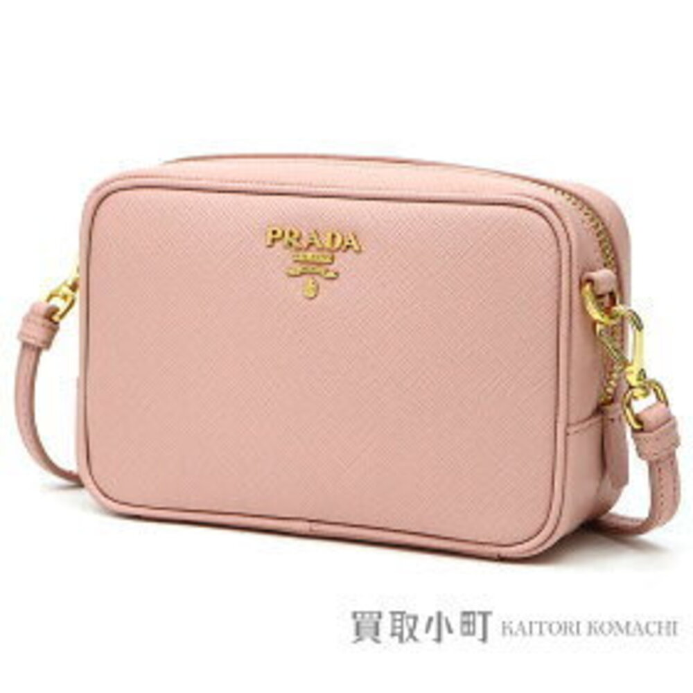 Prada Saffiano Metal Logo Pochette Calfskin shoulder smartphones cameras i Phone
